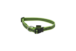 Collier Gomme 40/65 cm x 20 mm - Reflec vert