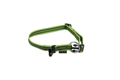 Collier Gomme 40/65 cm x 20 mm - Reflec vert