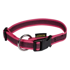 Collier Gomme 30/45 cm x 20 mm - Rose