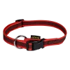 Collier Gomme 40/65 cm x 20 mm - rouge