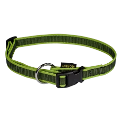 Collier Gomme 40/65 cm x 20 mm - vert