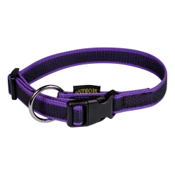 Collier Gomme 30/45 cm x 20 mm - violet
