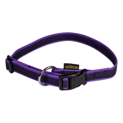 Collier Gomme 40/65 cm x 20 mm - violet