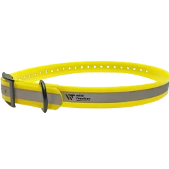 Collier jaune X-PERT réflechissant 2.5 x 0.25 x 79 cm, Wild Tracker
