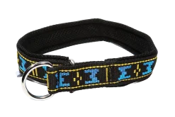 Collier MANMAT Padded - Blue & Black - L