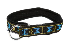 Collier MANMAT Padded - Blue & Black - XXL