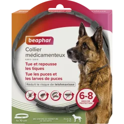 Collier médicamenteux pour chien L (anti parasitaire)