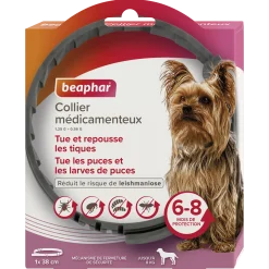 Collier médicamenteux pour chien S (anti parasitaire)