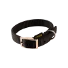 Collier nylon double avec boucle métalique, 40 cm x 20 mm