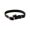 Collier nylon double avec boucle métalique, 50 cm x 20 mm