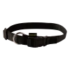 Collier nylon réglable, boucle rapide, largeur 25 mm, noir
