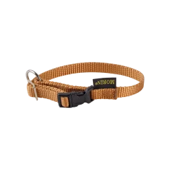 Collier nylon réglable, boucle rapide, largeur 12 mm, gold