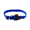 Collier nylon réglable, boucle rapide, largeur 20 mm, bleu