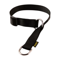 Collier nylon semi étrangleur 25 mm, noir