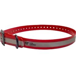 Collier rouge X-PERT réflechissant 2.5 x 0.25 x 79 cm, Wild Tracker