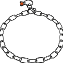 Collier sanitaire coulissant, fin, INOX noir, 67 cm, qualité HS