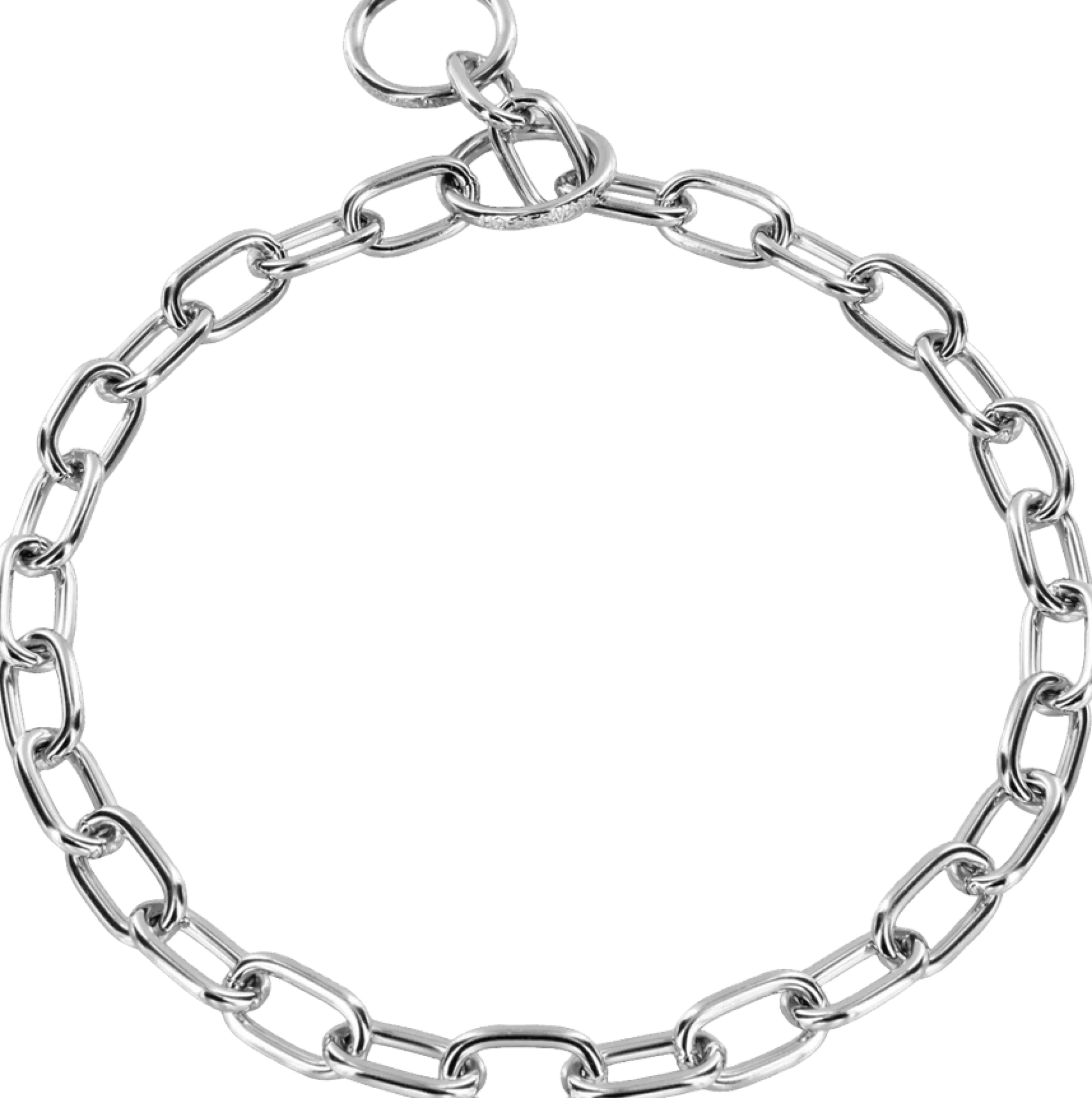 Collier sanitaire coulissant, petite maille, 75 cm, qualité HS