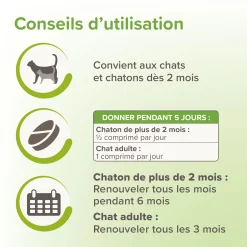 Comprimé de purge vétonature (vermifuge naturel) - Chat