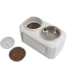 Container croquette + support 2 gamelles