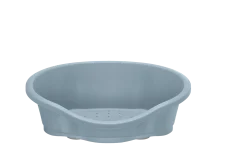 Corbeille plastique DIDO, 65 x 47 x 22 cm, bleu