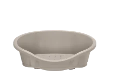 Corbeille plastique DIDO, 65 x 47 x 22 cm, marron