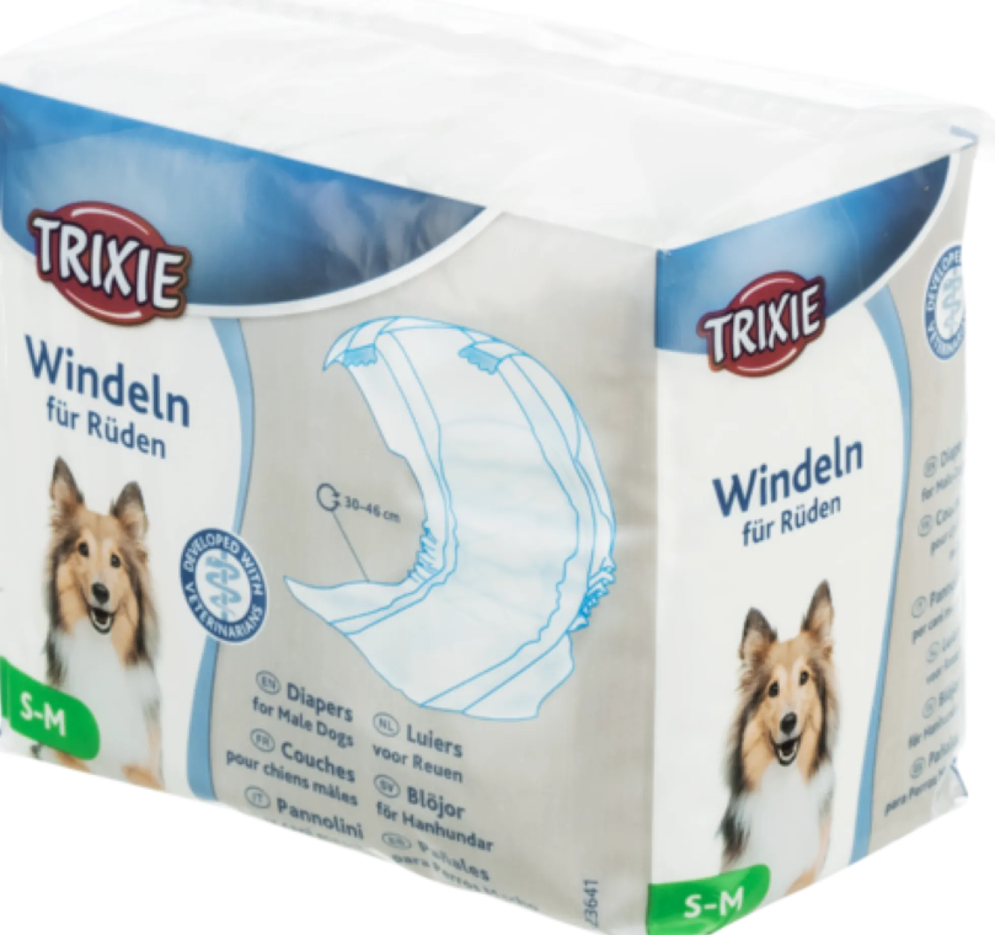 Couche pour chien males S-M