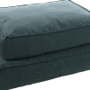 Coussin Avalon rectangle bleu foncé, 100x70x18cm