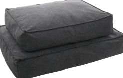 Coussin Avalon rectangle gris foncé, 80x60x18cm