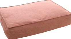 Coussin Avalon rectangle vieux rose, 80x60x18cm