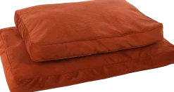Coussin Celeste rectangulaire cognac, 100 x 70 cm