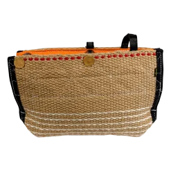 Coussin de mordant jute, 2 poignées rigides + 1 souple