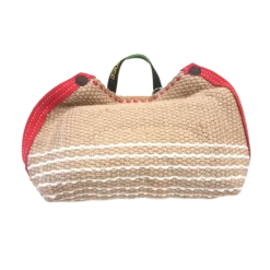 Coussin de mordant toile de Jute avec poignées rigides