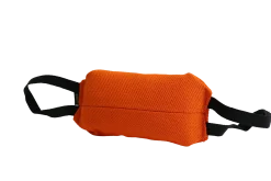 Coussin de mordant 30 x 12 cm, 2 poignées, toile Signature Orange
