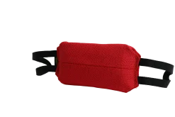 Coussin de mordant 30 x 12 cm, 2 poignées, toile Signature Rouge