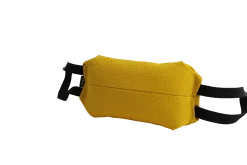 Coussin de mordant 30 x 12 cm, 2 poignées, toile Signature Jaune