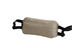 Coussin de mordant 30 x 12 cm, 2 poignées, toile Signature Gris