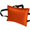 Coussin de mordant 26 x 18 cm, 3 poignées, toile Signature Orange