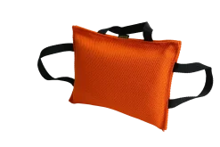Coussin de mordant 26 x 18 cm, 3 poignées, toile Signature Orange