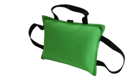 Coussin de mordant 26 x 18 cm, 3 poignées, toile Signature Vert Fluo