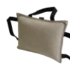 Coussin de mordant 26 x 18 cm, 3 poignées, toile Signature Gris