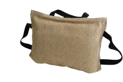 Coussin de mordant 29 x 20 cm, 3 poignées, toile Jute P/A