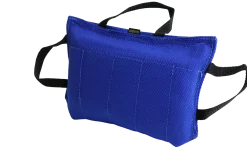 Coussin de mordant 29 x 20 cm, 3 poignées, toile Signature Bleu