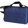 Coussin de rappel / mordant avec 3 poignées , toile Héritage Bleu