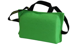 Coussin de rappel / mordant avec 3 poignées , toile Signature Vert Fluo
