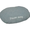 Coussin Dream Away oval, 120 x 84 x 12 cm, vert