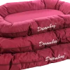 Coussin DREAMBAY oval bordeaux, 120 cm