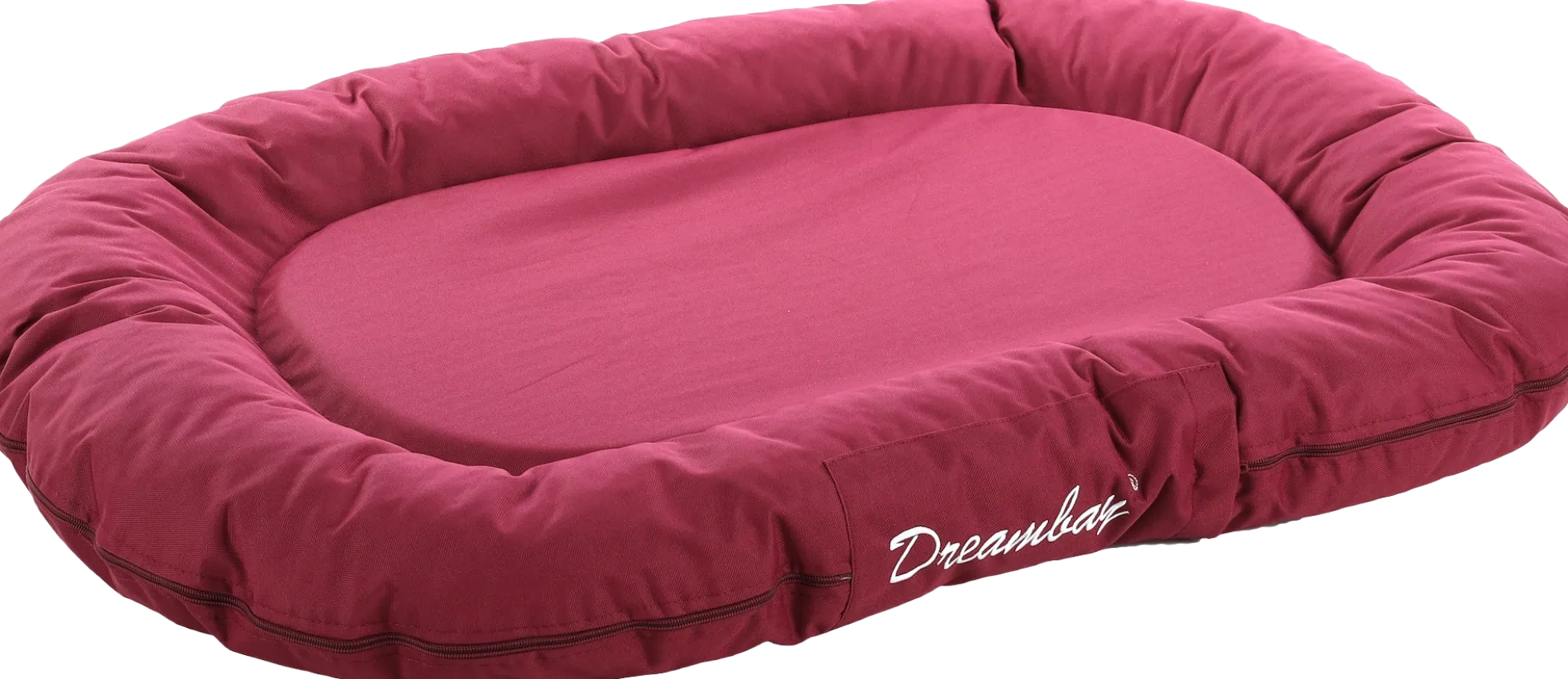 Coussin DREAMBAY oval bordeaux, 120 cm