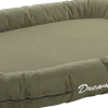 Coussin Dreambay ovale vert olive, 80x60x14cm
