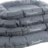 Coussin DREAMBAY oval gris, 80 cm