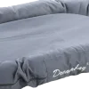 Coussin DREAMBAY oval gris, 120 cm